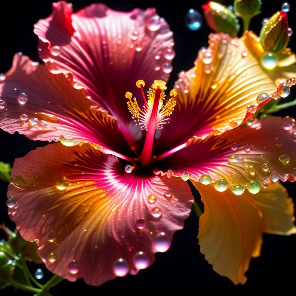 Dewy Hibiscus