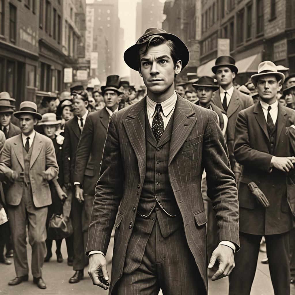 Spiderman as a 1910s Silent Comedy Film