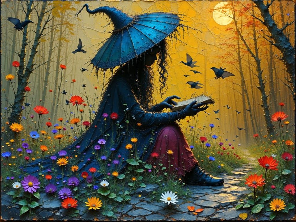 Mystical Shamans Revelry in Vibrant Colors