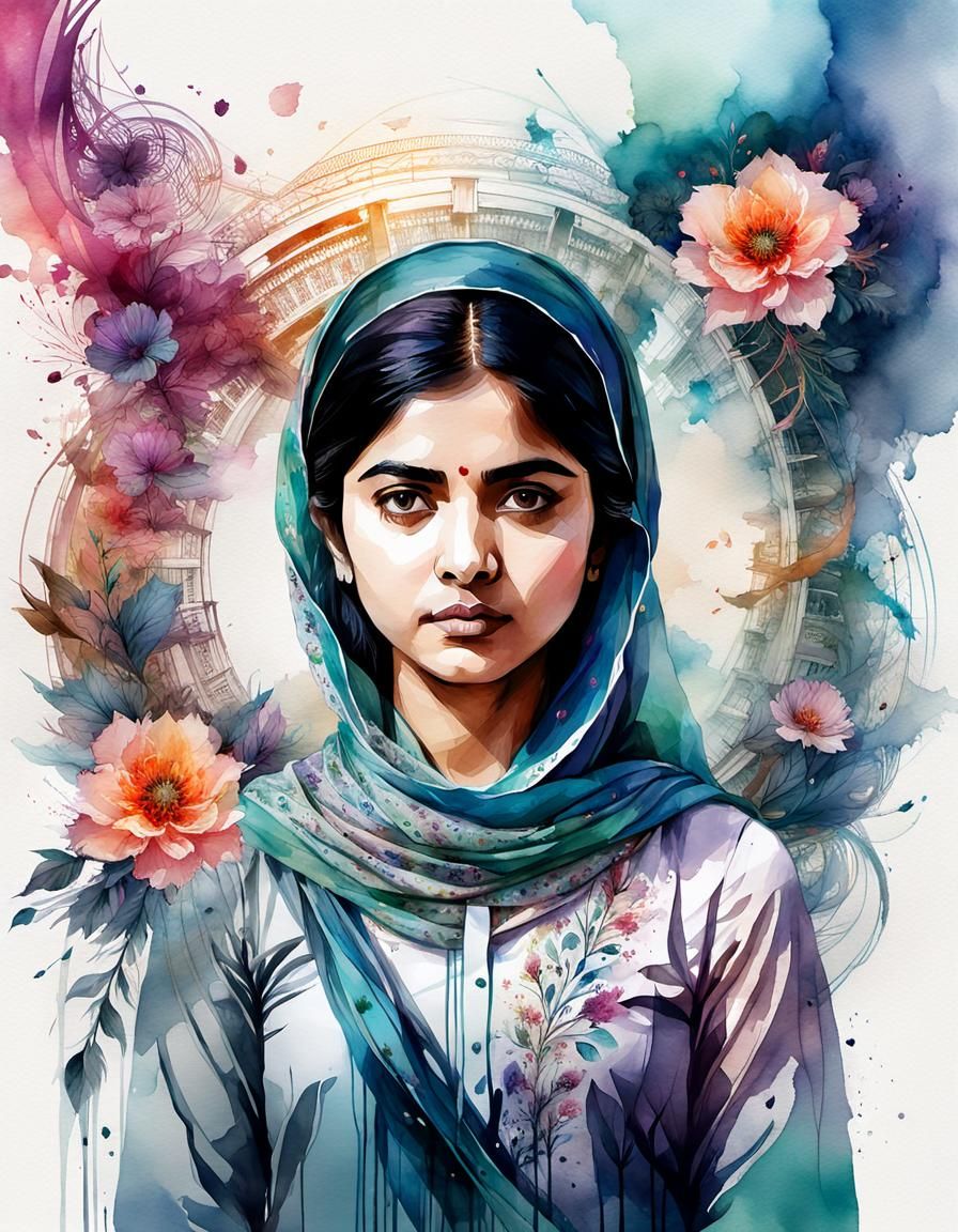 Malala Yousafzai | 🇵🇰 Girl's right to education (Crystal Clear XL)