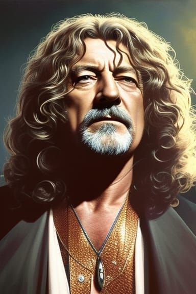 Singer Portrait with Microphone in Hyperrealistic Style