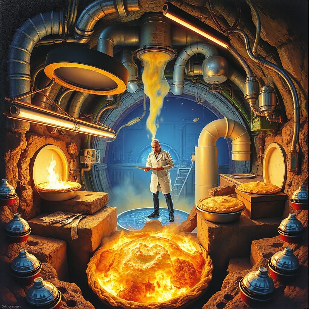 Exploding Raypunk Chicken Pot Pie Factory