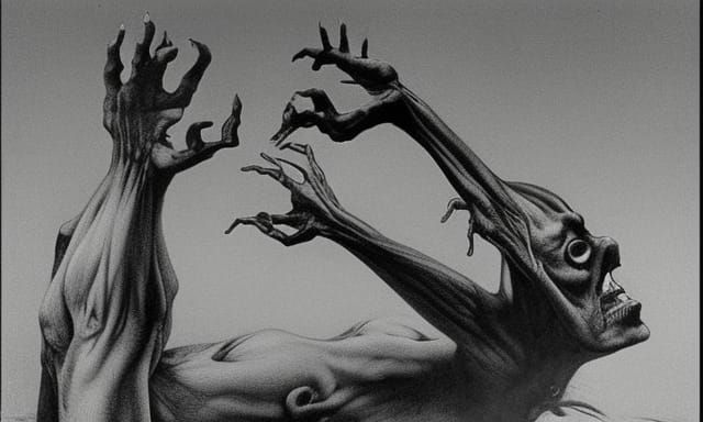 Dystopian Landscape Art Inspired by Dark Surrealism