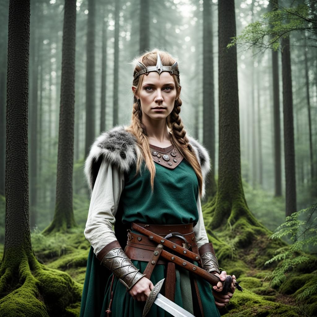 Young viking woman