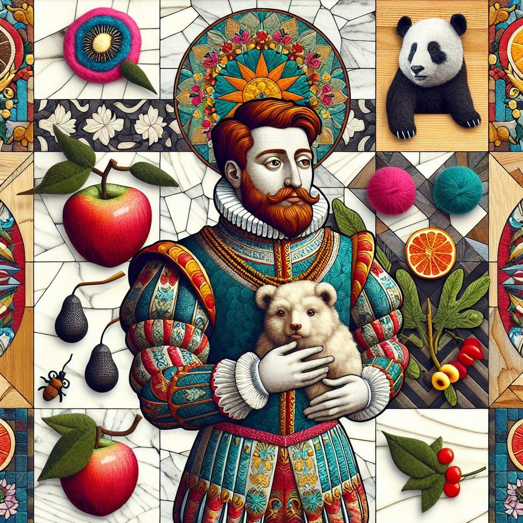 Titania in Spacebuns Exeunt Pursued by a Bear - Shakespearea...