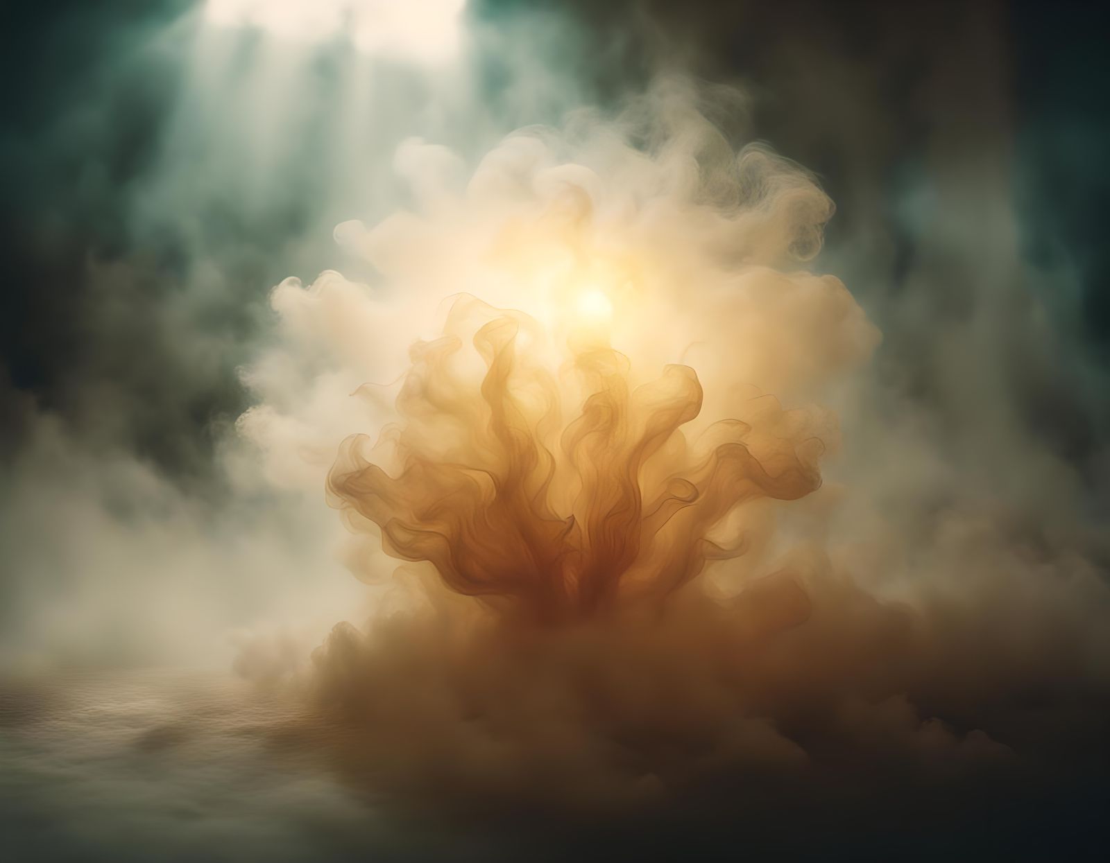 Cinematic Vapor in Atmospheric Film Still