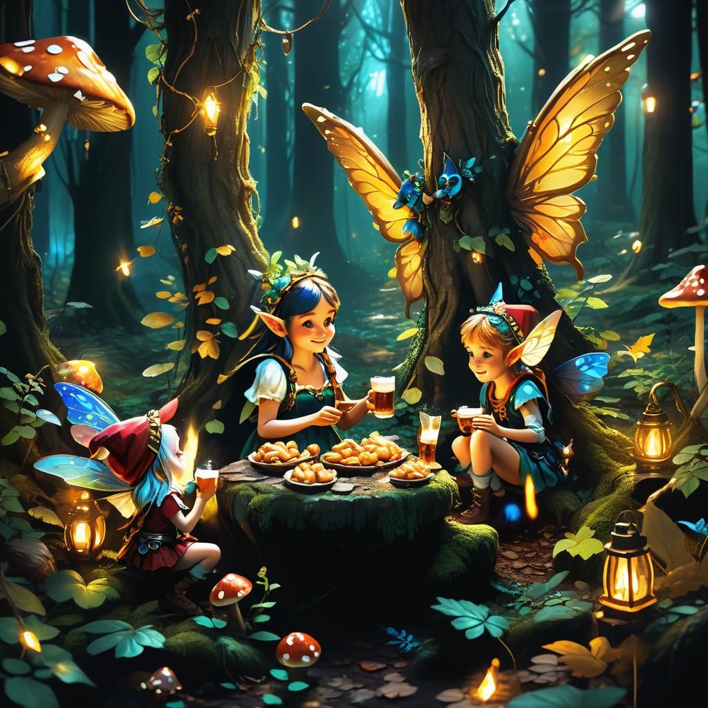 Enchanted Forest Oktoberfest: Fairies and Gnomes