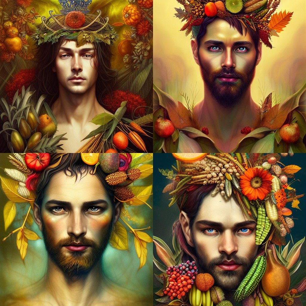 God of the Harvest in Autumnal Splendor