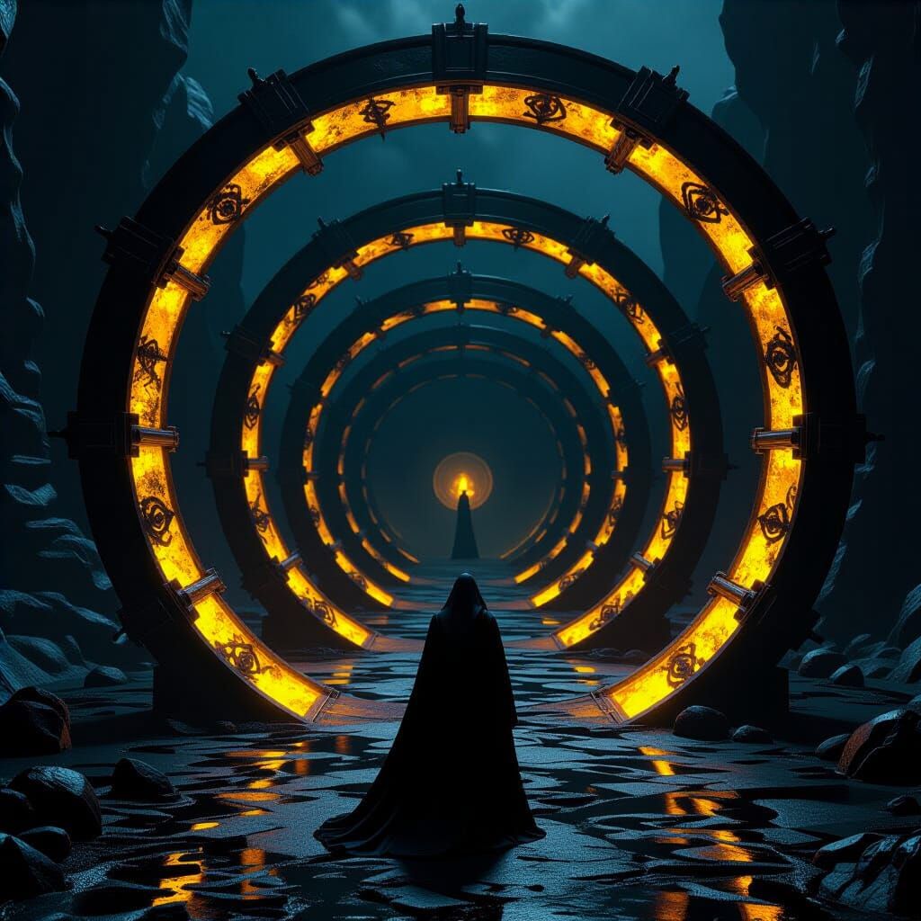 Inferno's Seven Rings: A Sci-Fi Hades