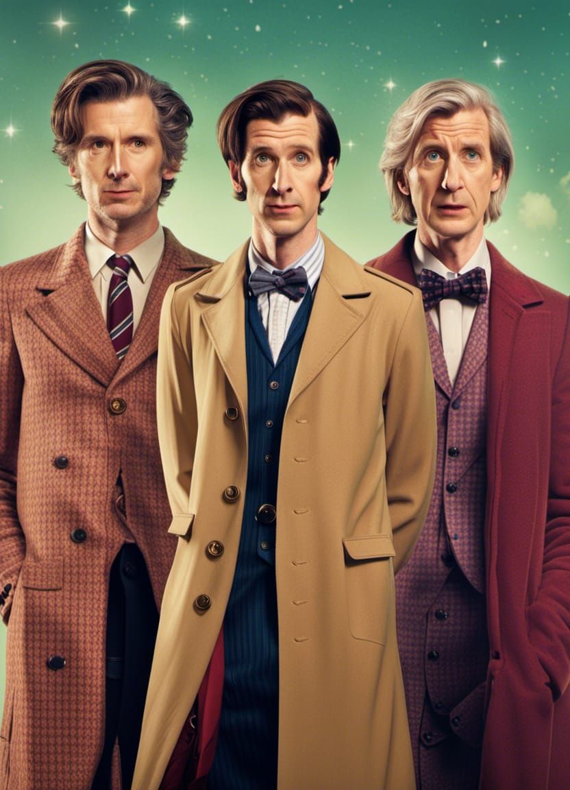 Doctor Who in Wes Anderson Style