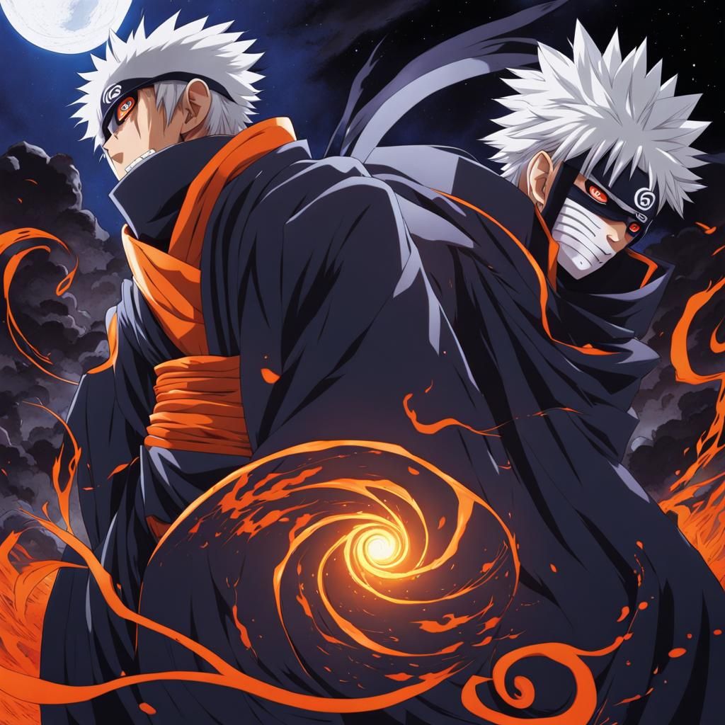 Obito in Anime Key Visual Style