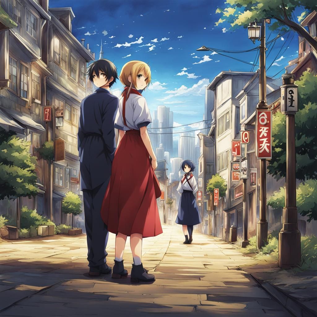 Ohio Landscape in Anime Style