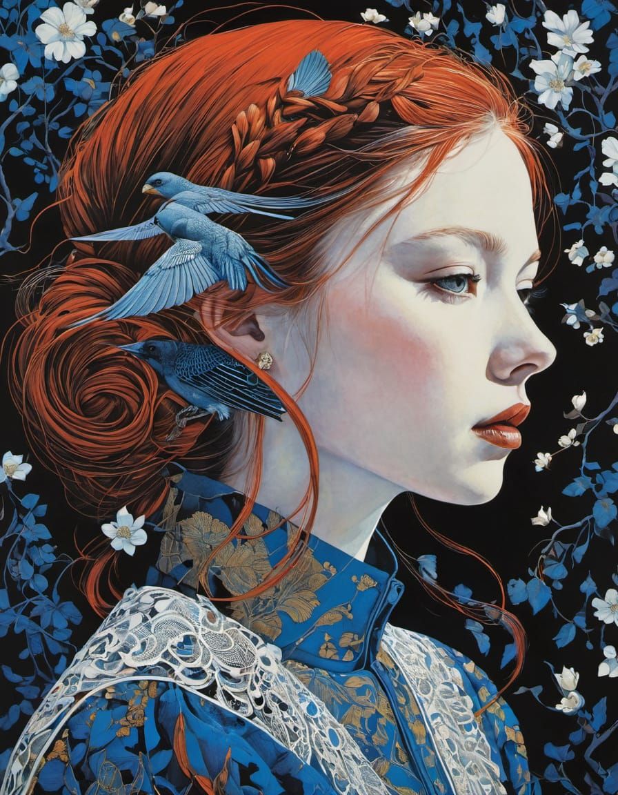 Diverse Artistic Styles in Dreamlike Composition