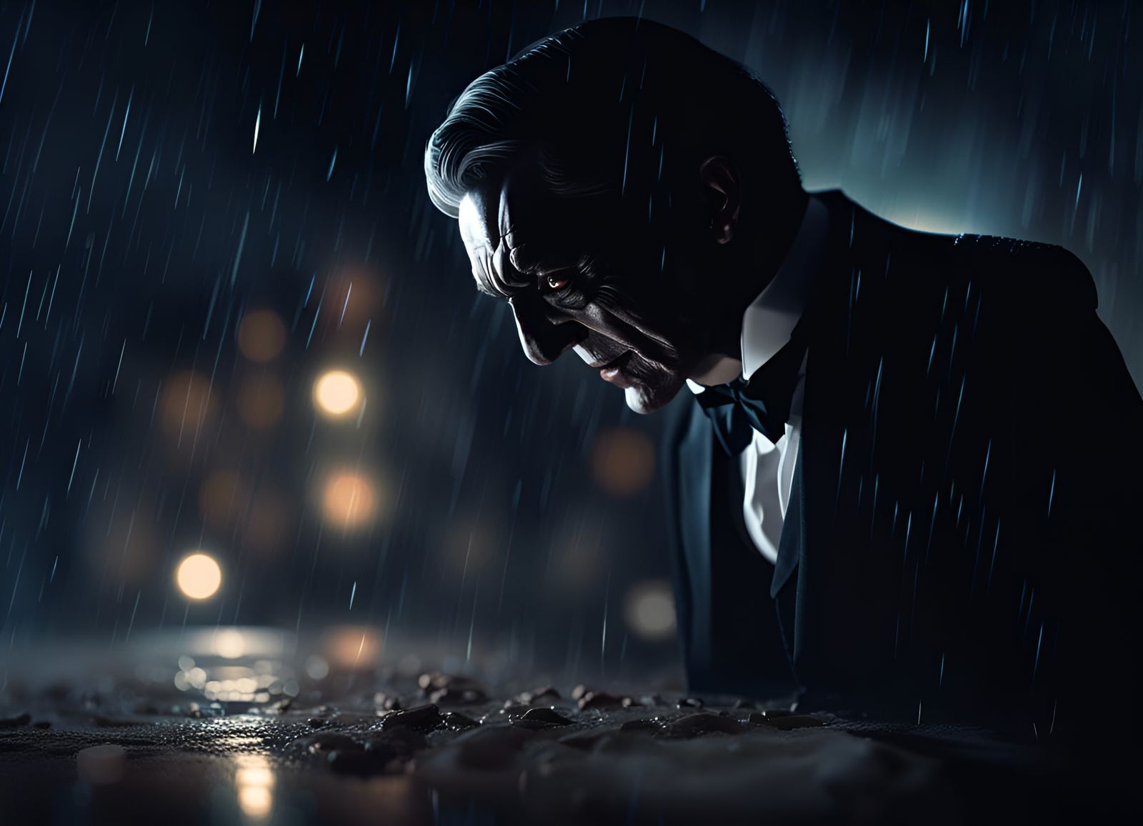 Phantom of the Opera in Hyperdetailed Horror Style