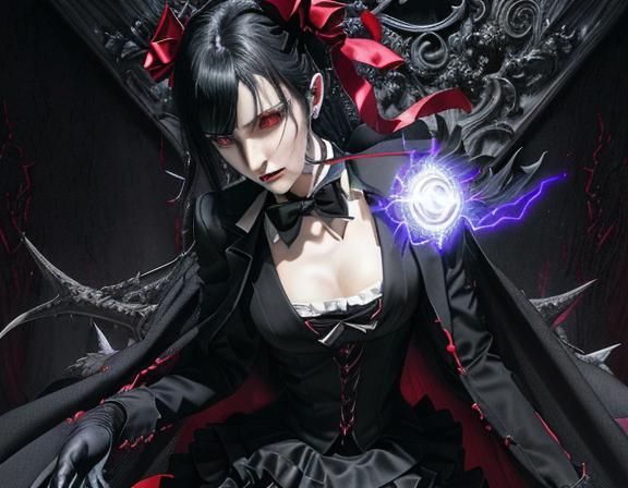 Beautiful Woman in Cityscape, Photorealistic Portrait