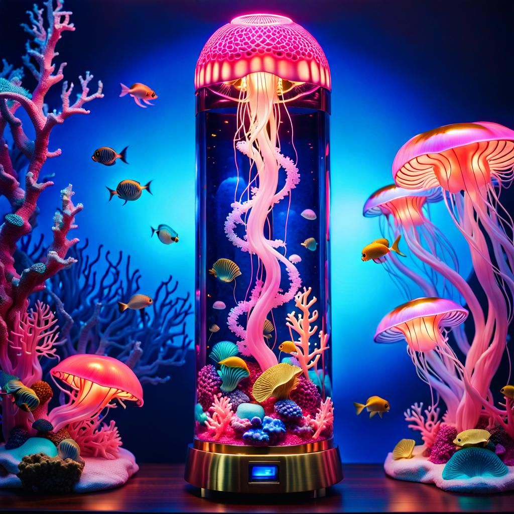 Jellyfish Lava Lamp 🐙