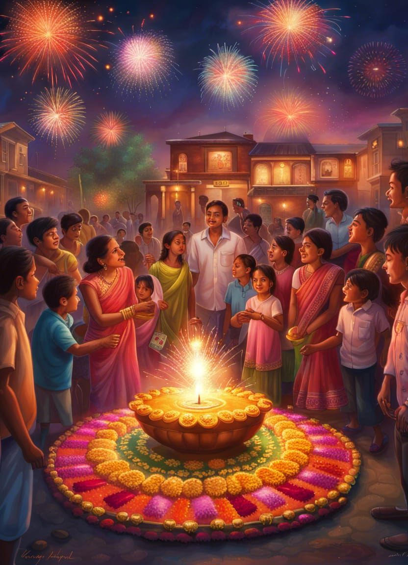 Diwali celebration