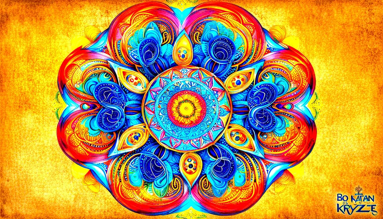 Bo-Katan Kryze in Mandala Art