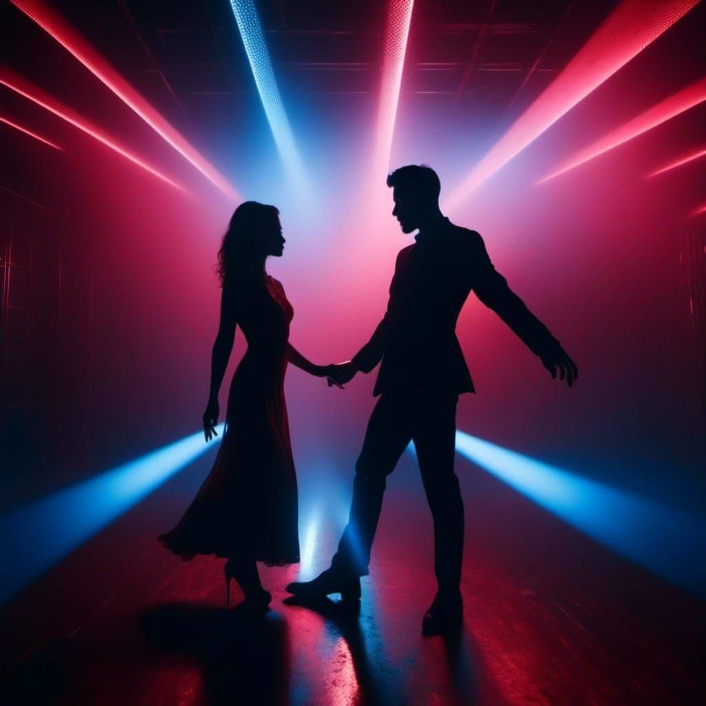 Silhouette Dance in Volumetric Lighting