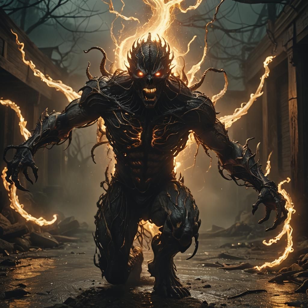 Maelstrom Dreadfiend: A Dark Fantasy Cinematic Still