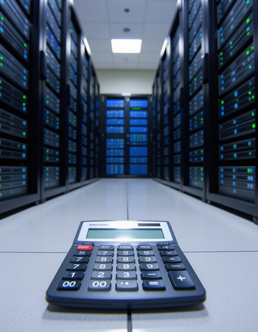 Calculator Between Towering Computers: A Study in Scale