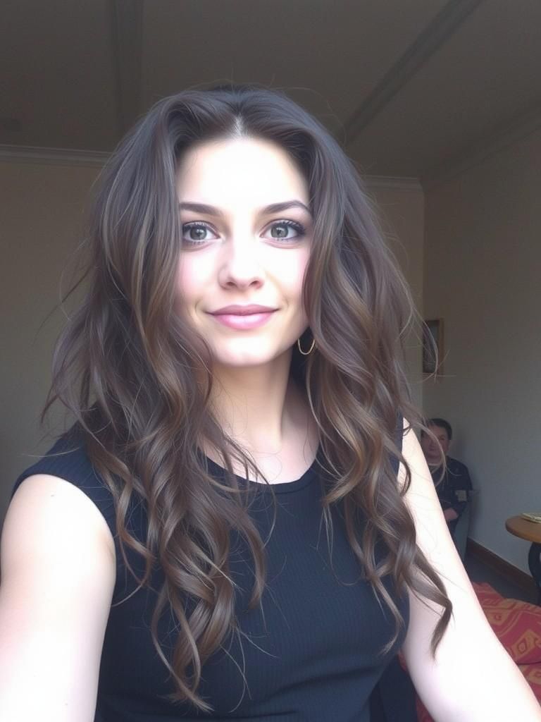 Striking Studio Portrait of a Young Woman