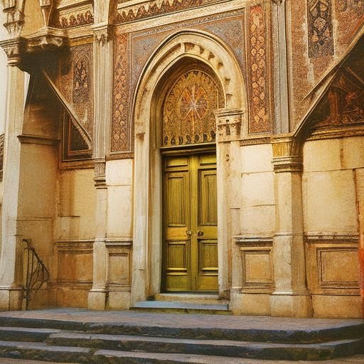 Abstract Angular Leather Forms in 3D