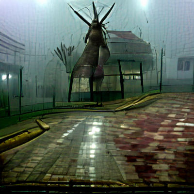 Eerie Landscape Inspired by Silent Hill
