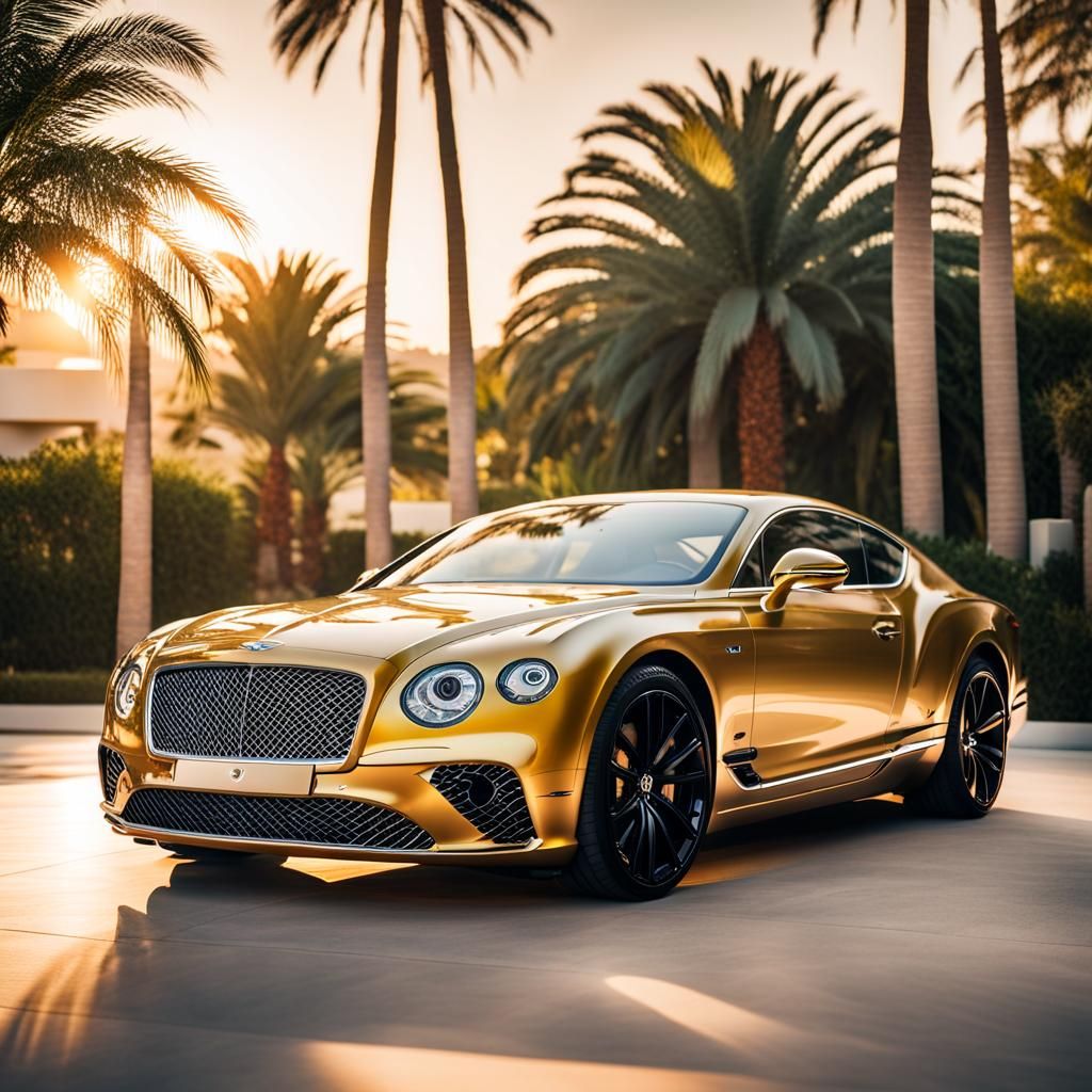 Luxury Bentley Continental GT Speed Unveiled in Golden Hour