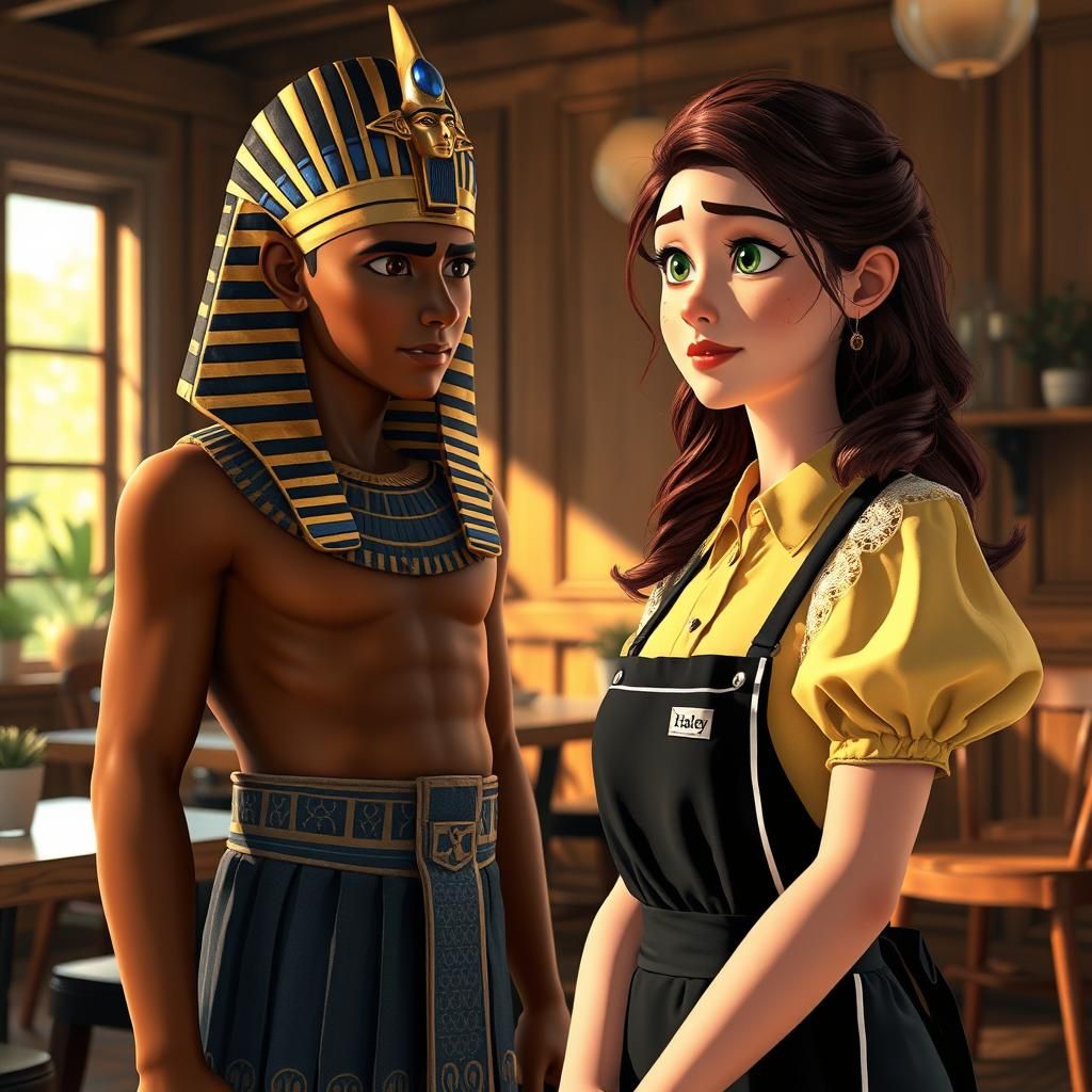 Pharaoh's Worry: An Egyptian Encounter in Disney Style