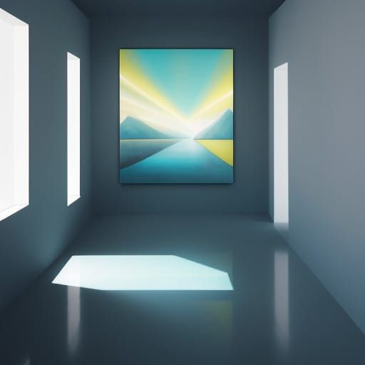 Vibrant Light Radiates in Dreamlike Atmosphere