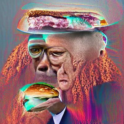 AI Generated Image of a Hamburger