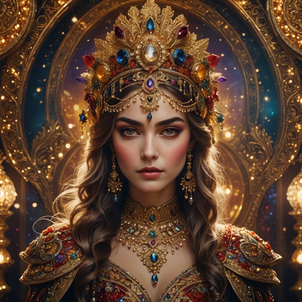 Baroque Portrait of a Young Countess