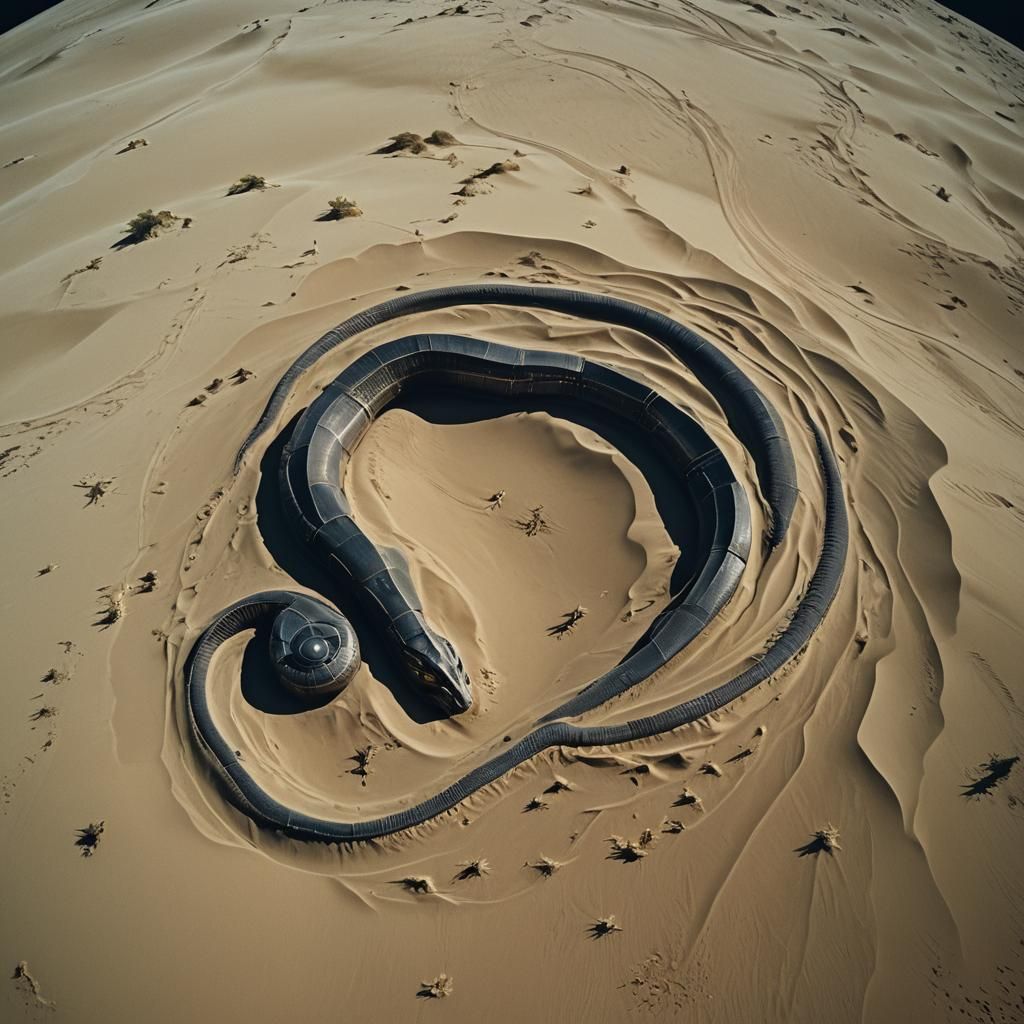 Python Algorithm on Giant Computer in Dune Style