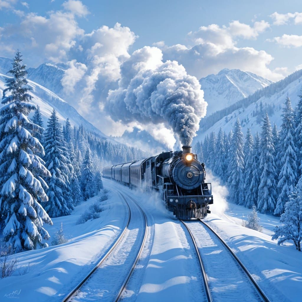 Snow train 1