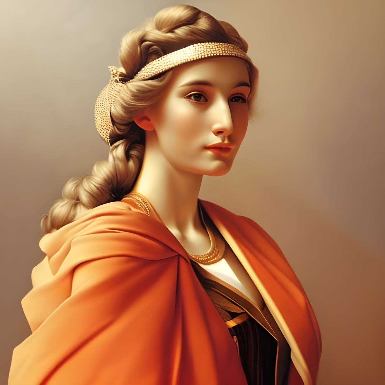 Beautiful Woman Enjoying Tea: A Photorealistic Portrait