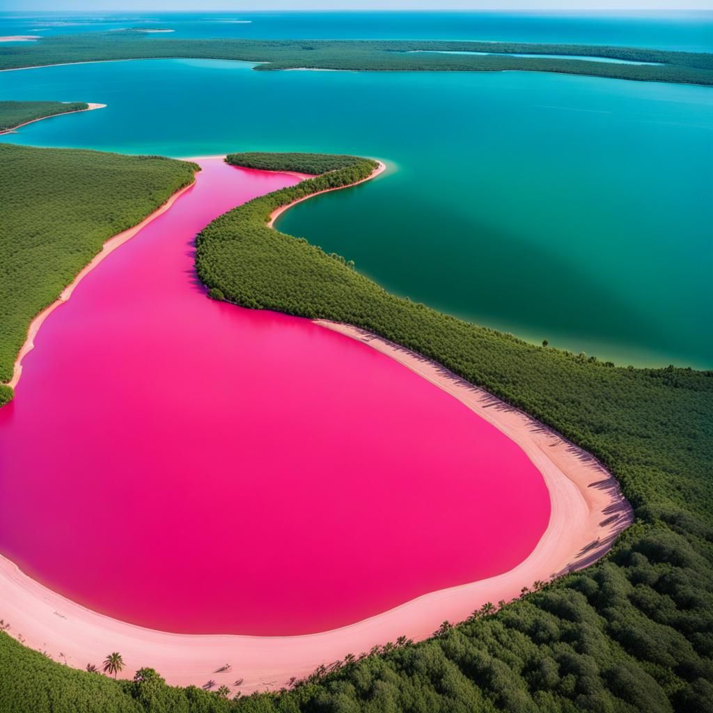 Lake Retba, Senegal: Vibrant Pink Waters