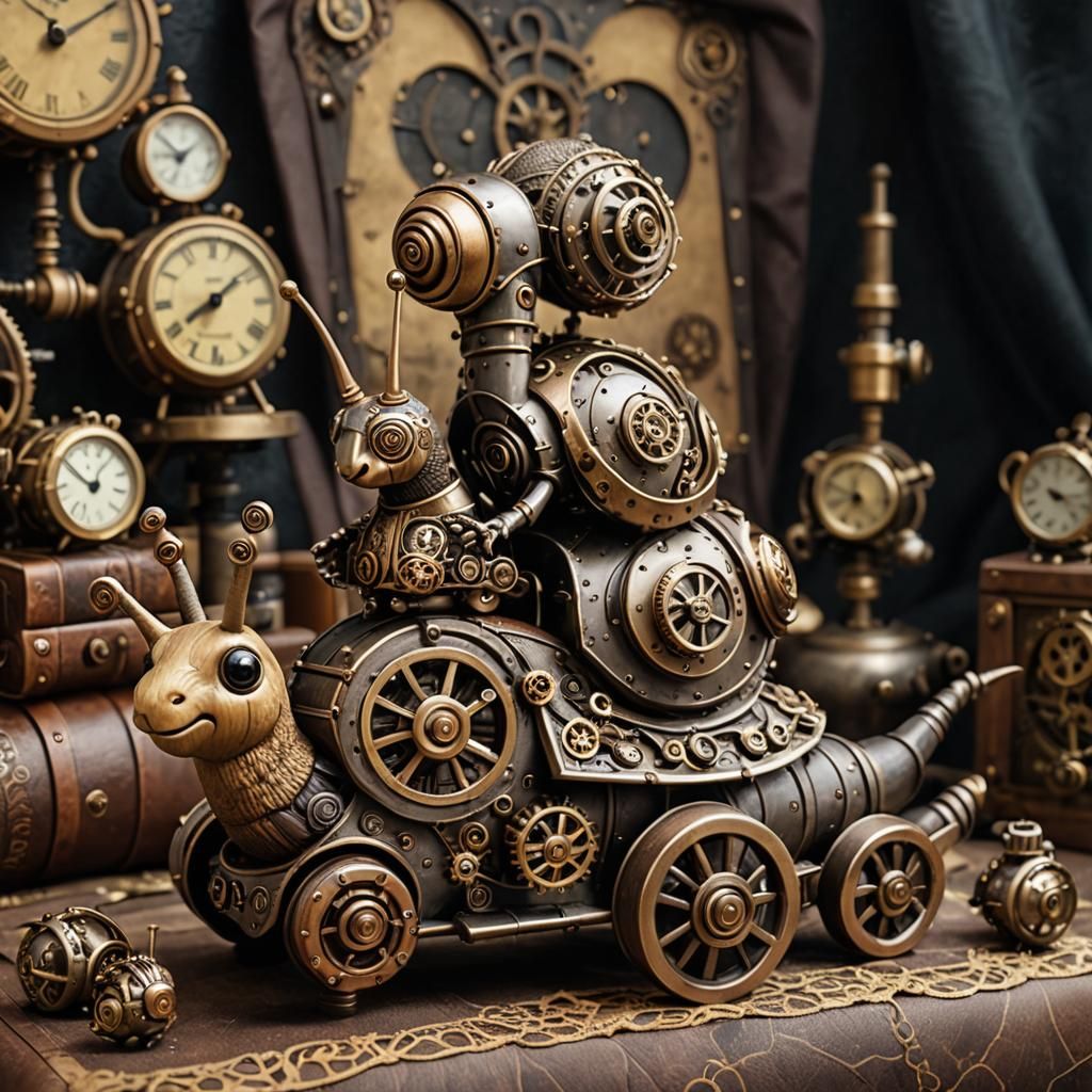Steampunk Snail
