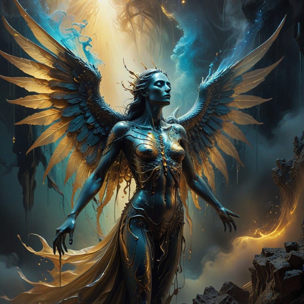 Creature with characteristics of both vampires and angels #0...