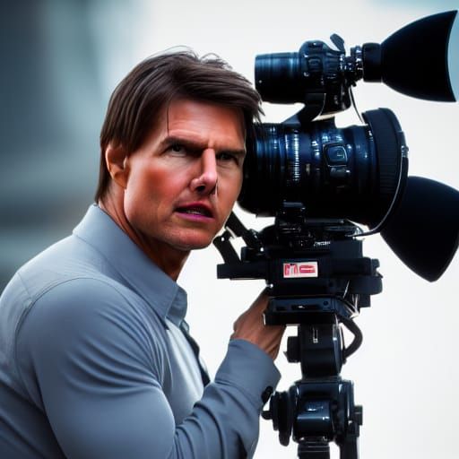 Tom Cruise Chimera: Professional 64MP Studio Photograph