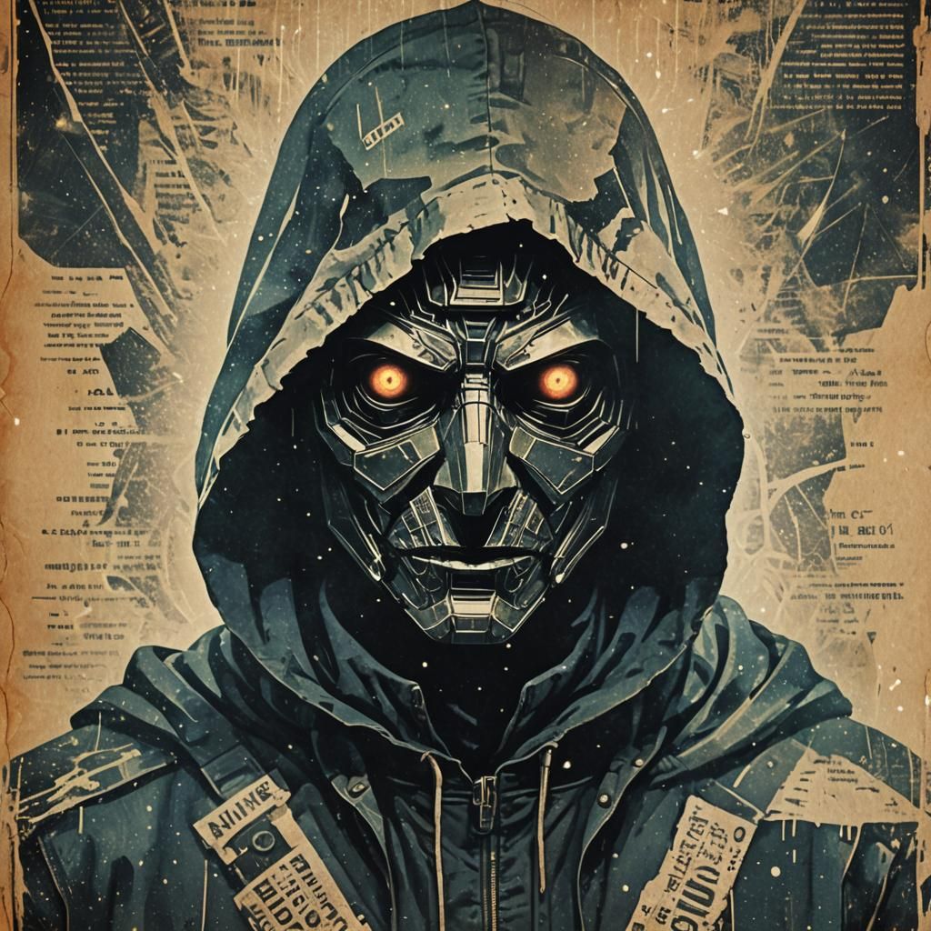 Galactic Noir: Wanted Poster of Interstellar Criminal