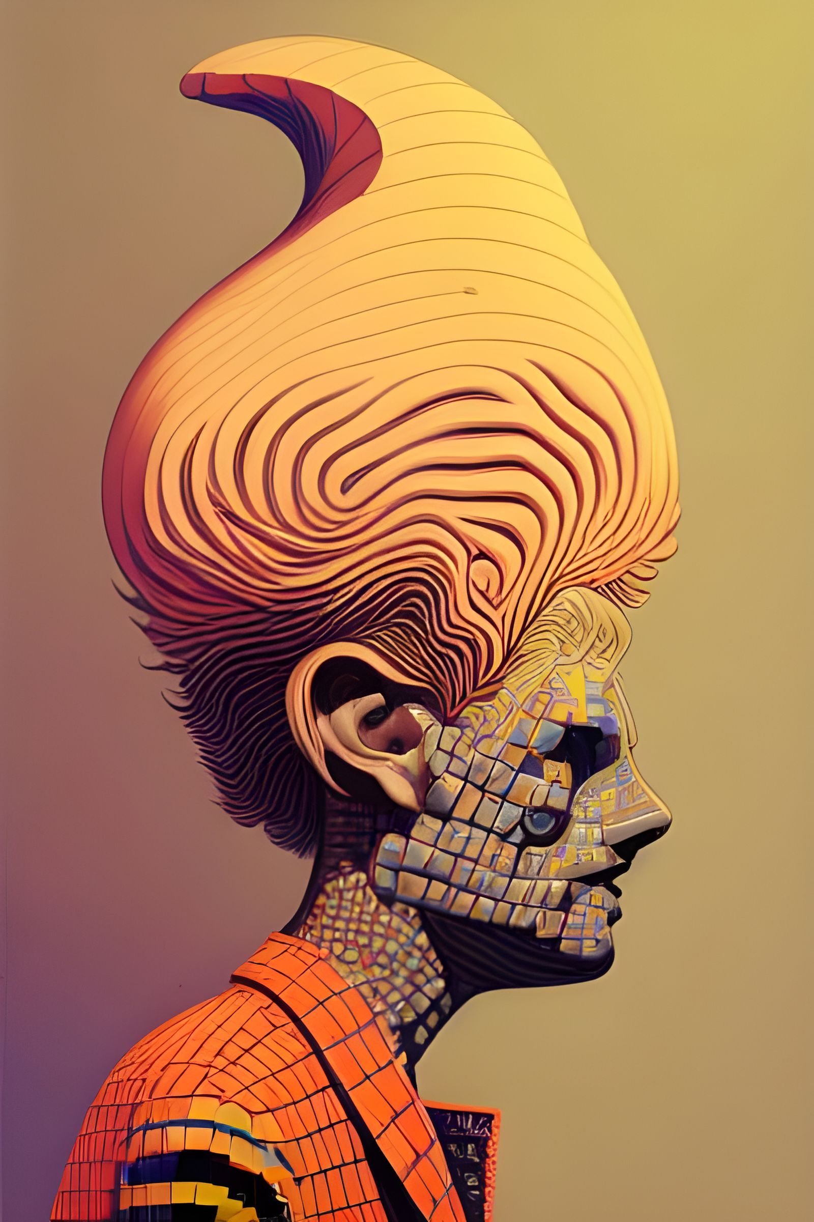 Electronic Cornpunk Expression of the Sublime