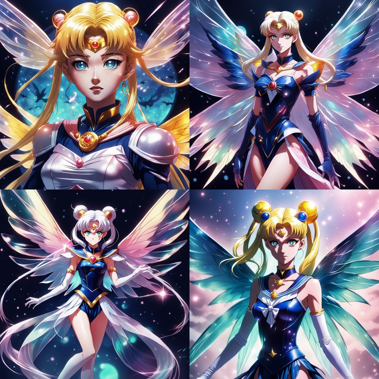 Sailor moon style evil fairy