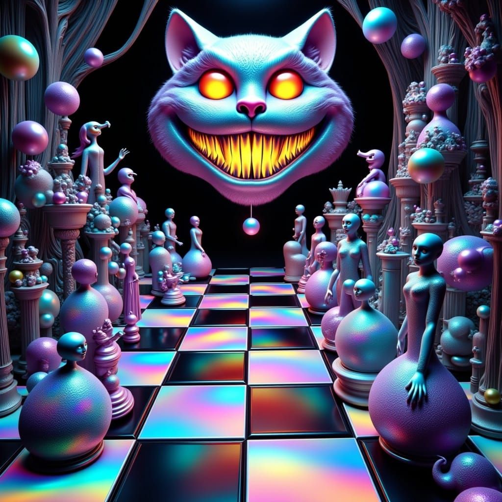 Surrealist Chess Pieces from Wonderland Come to Life in Merg...