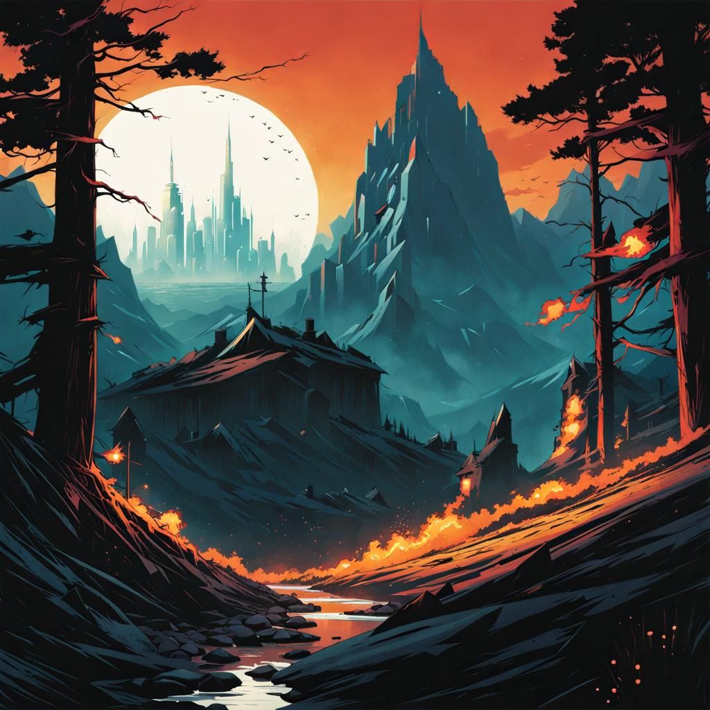 Dynamic Comic Art Illustration