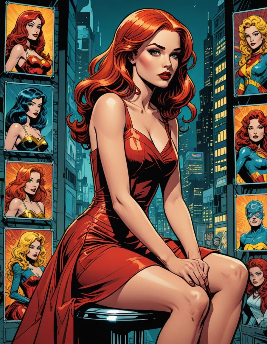 Comic, pop Art poster,