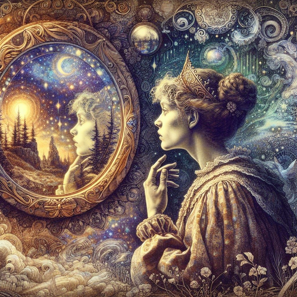 Sleepless Beauty Awakens in Enchanted Frenzy of 19th Century...