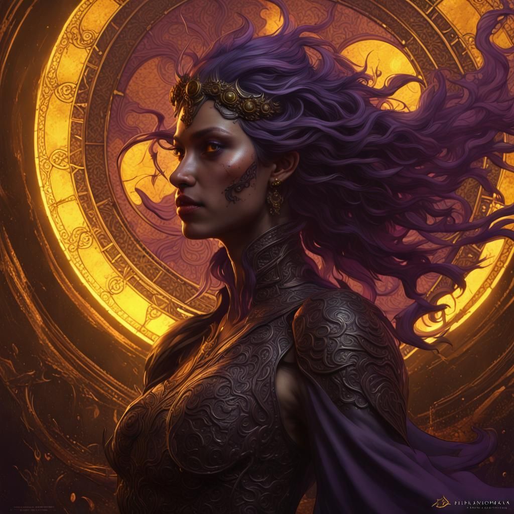 Blackened Sun Dark Fantasy Concept Art