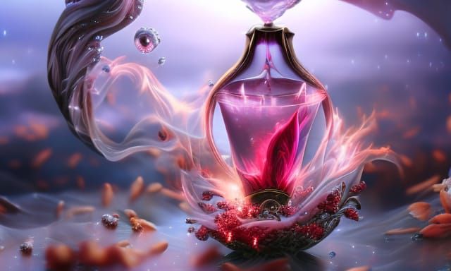 Frosty Fae Elixir: A Stunning Digital Illustration