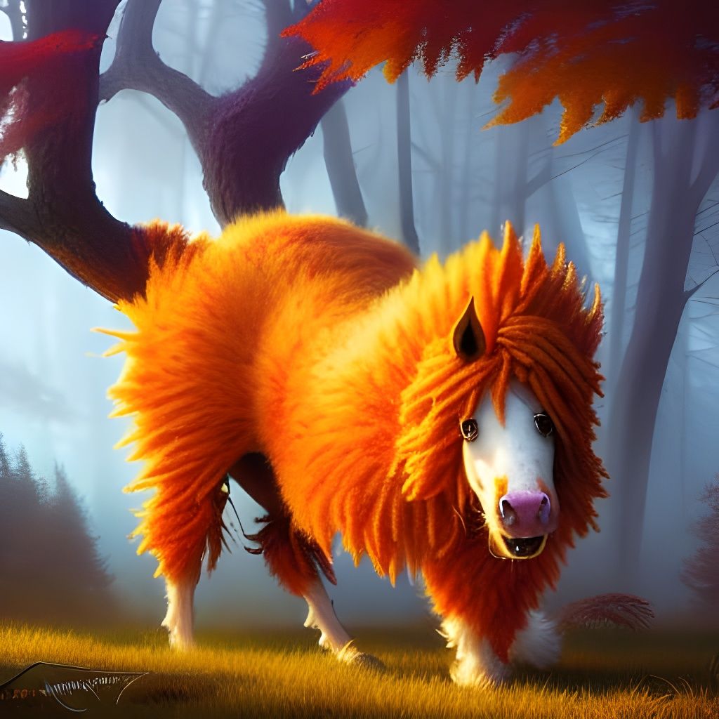 Monster Autumn Horse Concept Art